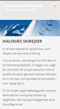 Mobile Screenshot of halsnaesskirejser.dk